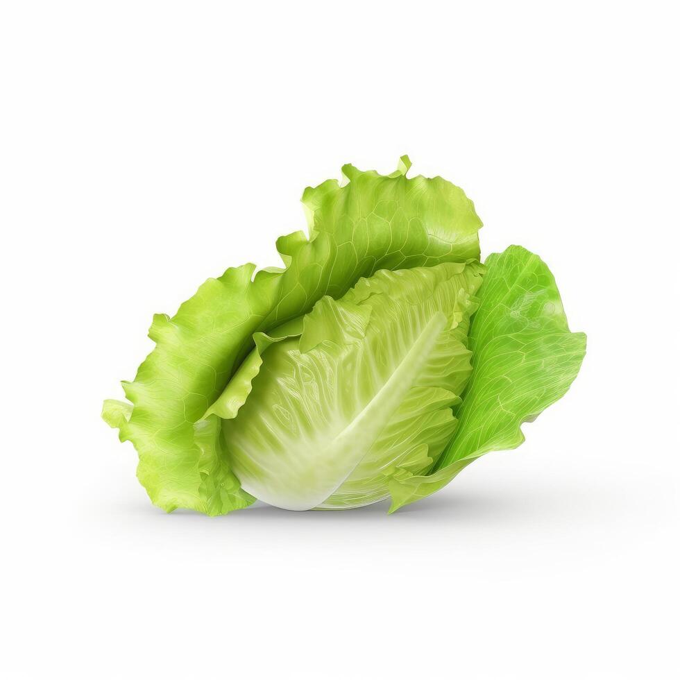 vert salade isolé. illustration ai génératif photo