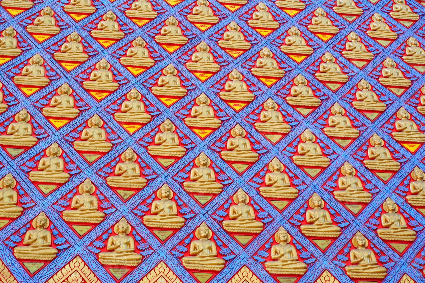 Bouddha à motifs mur photo