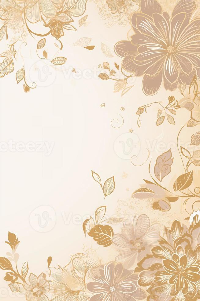 coloré Facile floral décoration illustration Contexte modèle, Créatif arrangement de la nature et fleurs. bien pour bannière, mariage carte invitation brouillon, anniversaire, salutations, et conception élément. photo