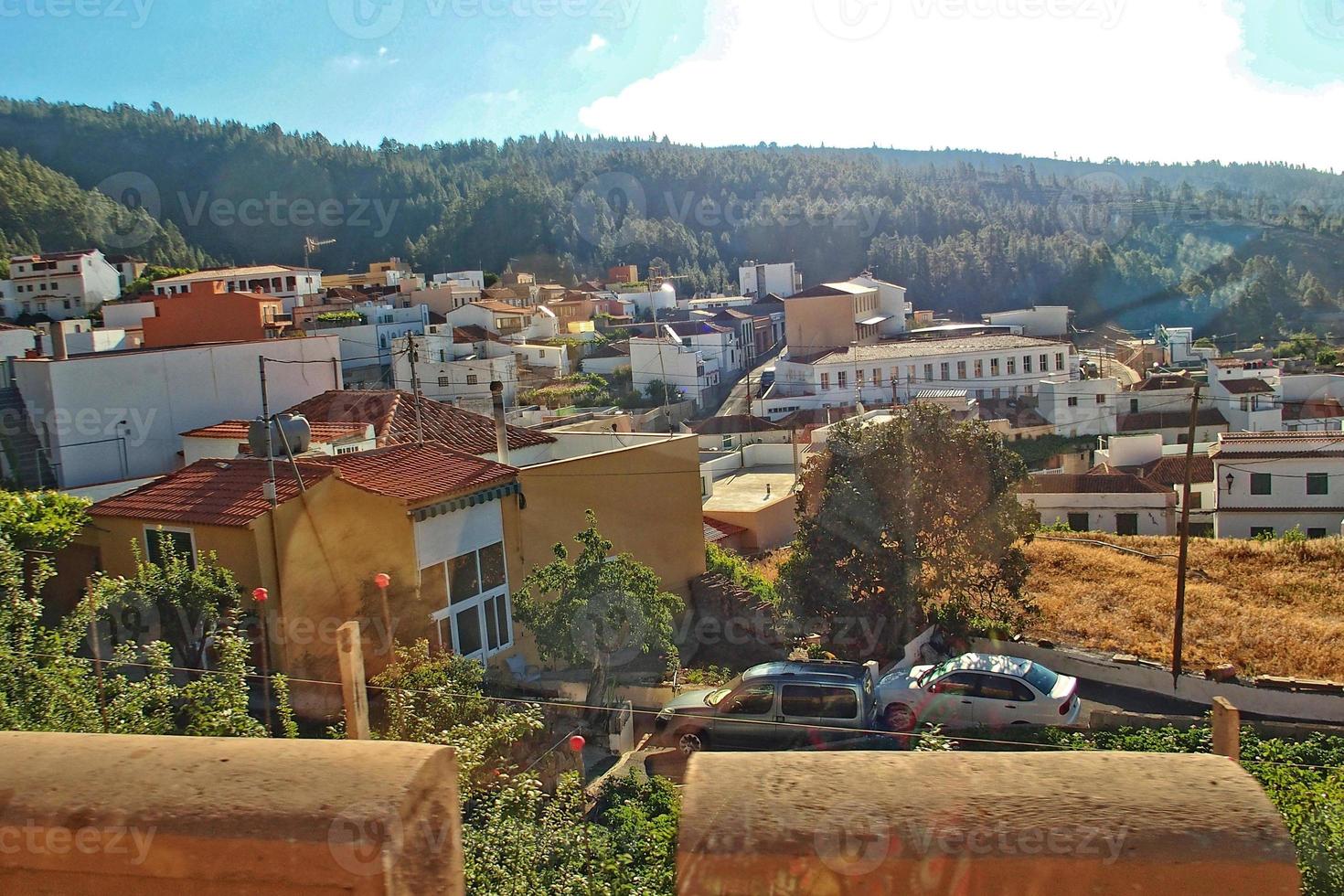 calme vacances paysage sur le Espagnol canari île Tenerife sur une ensoleillé journée photo