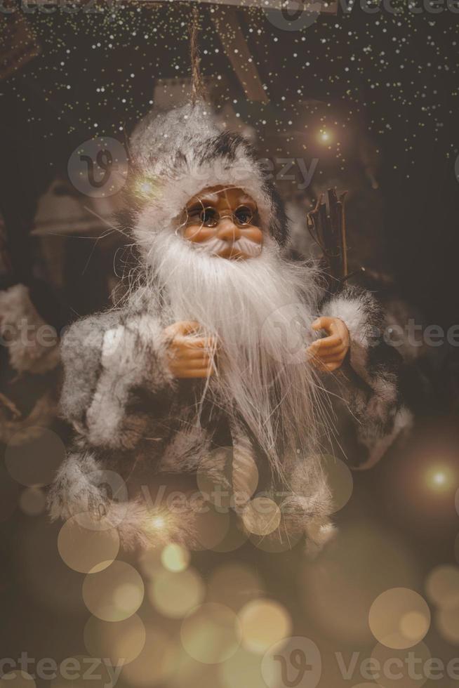 babiole Noël décoration Père Noël claus Contexte fermer photo
