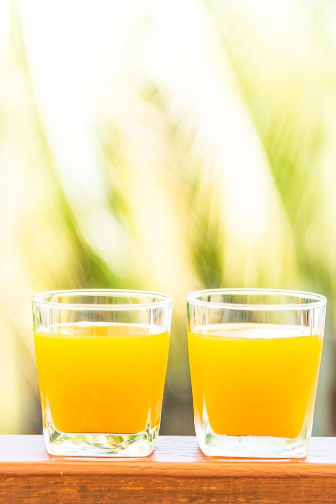 verre de jus d'orange photo