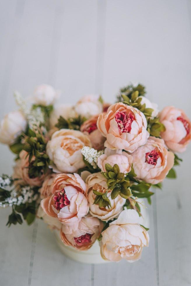 bouquet de fleurs de pivoine photo