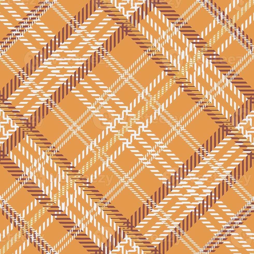 tartan sans couture modèle, Orange et marron pouvez être utilisé dans décoratif conceptions. mode vêtements literie, rideaux, nappes photo