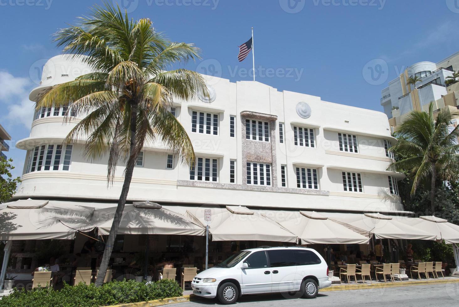 Miami plage océan conduire architecture photo