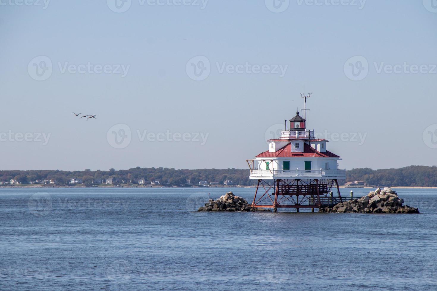 phare près Annapolis, Maryland, uni États photo