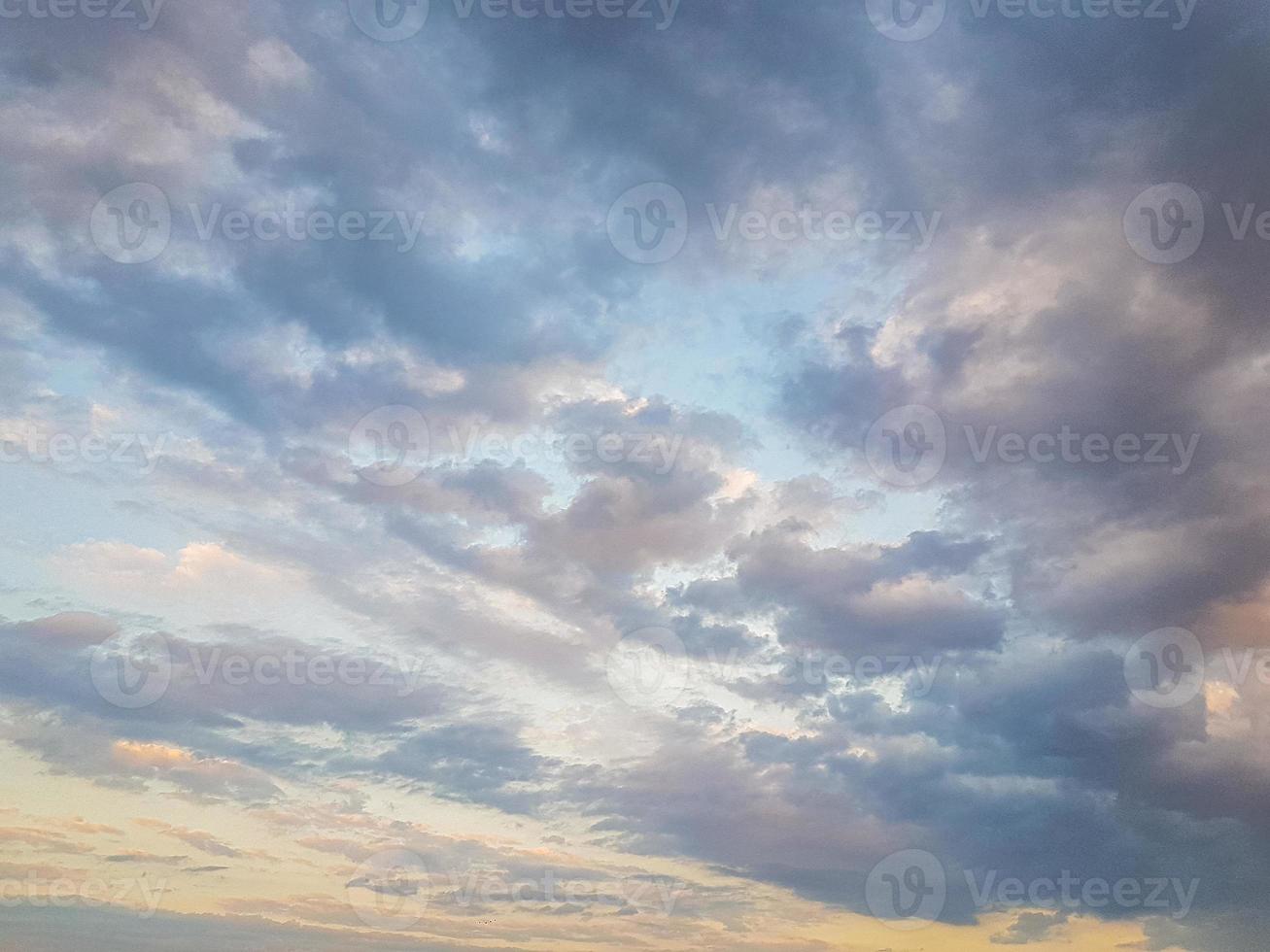 ciel avec des nuages paysage Contexte photo