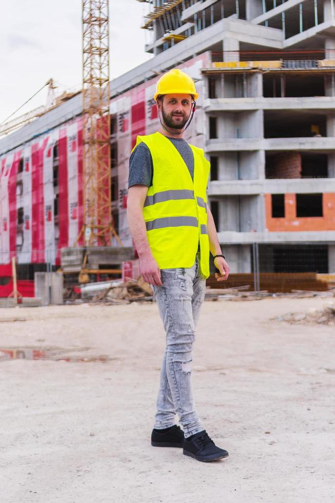 ingénieur ouvrier du bâtiment photo