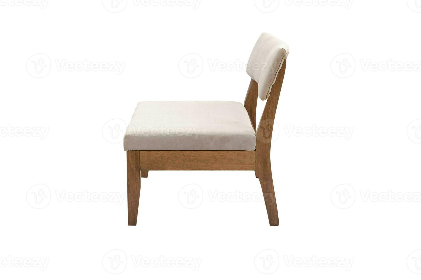 en tissu et bois fauteuil moderne designer photo