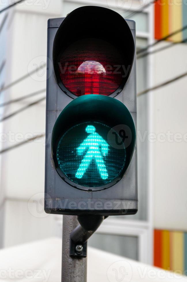 lumière de symbole de marche photo