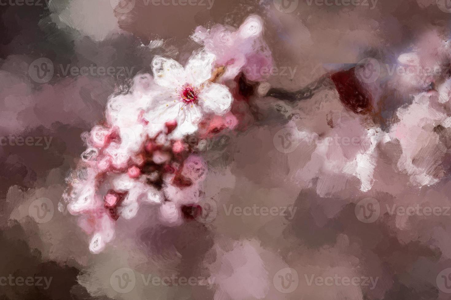 épanouissement fruit arbre avec blanc fleurs sur une ensoleillé printemps journée photo