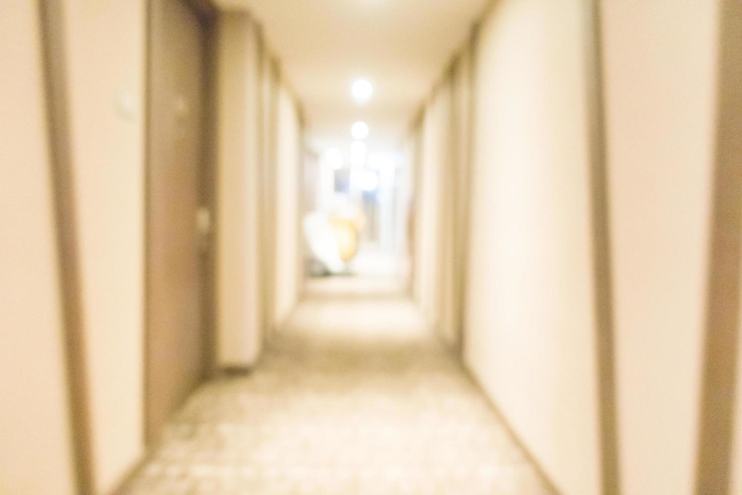 Intérieur de l'hôtel flou abstrait photo