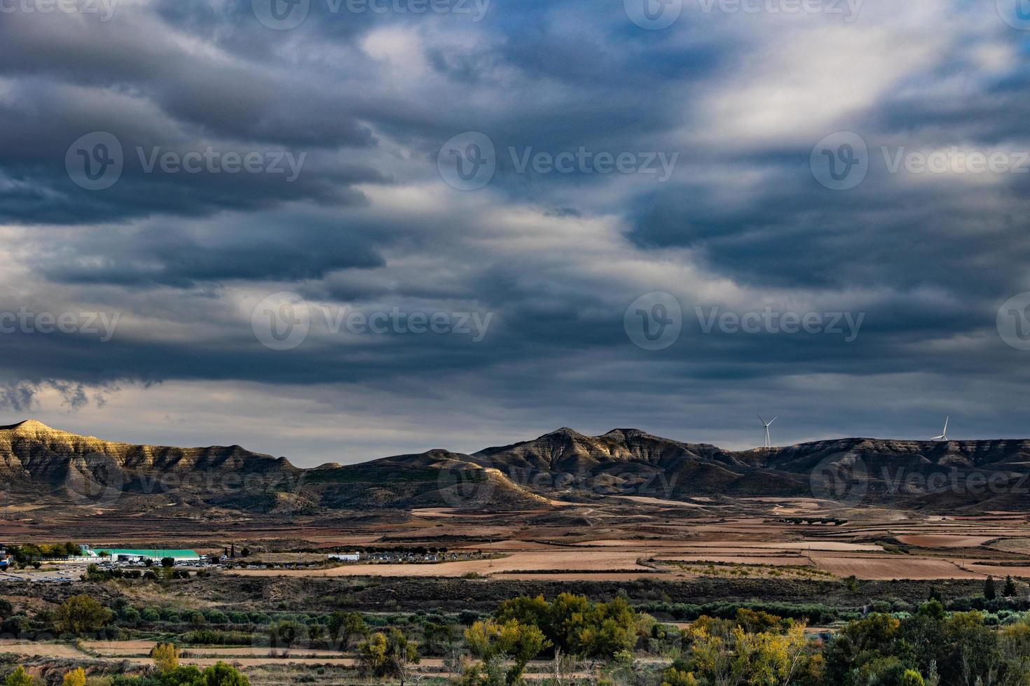 l calme l'automne Montagne paysage de aragon Espagne photo