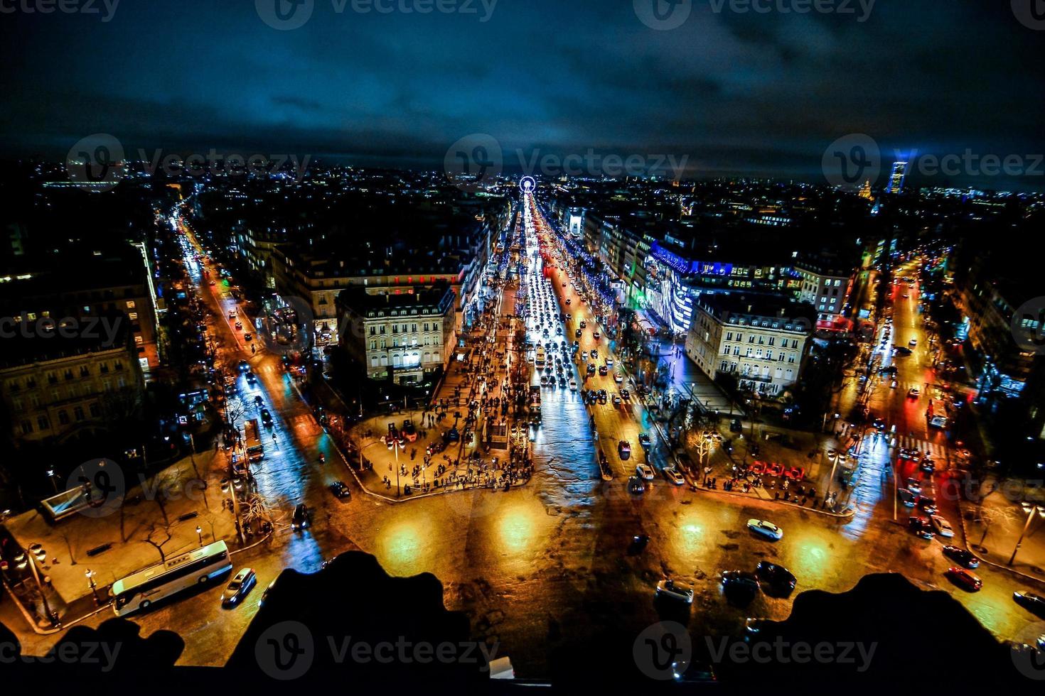 vue panoramique sur la ville photo