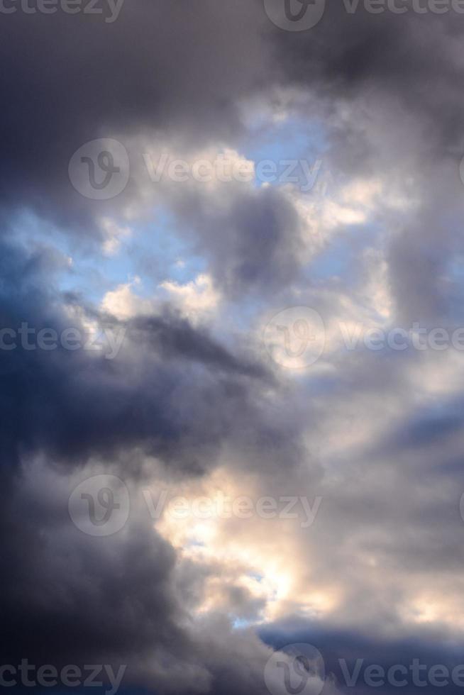 ciel avec des nuages photo