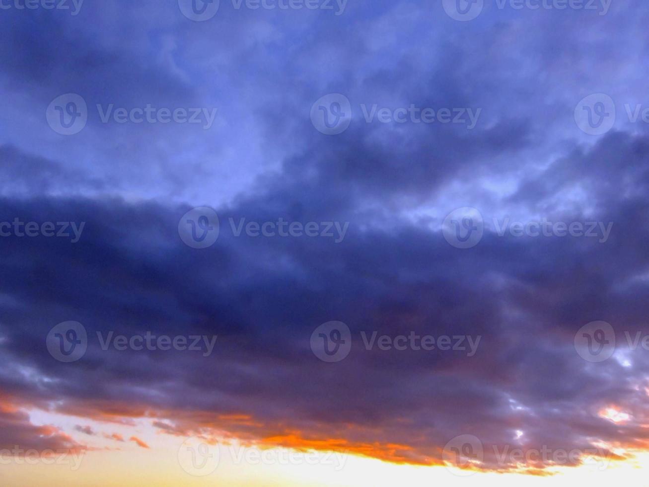 ciel avec des nuages photo