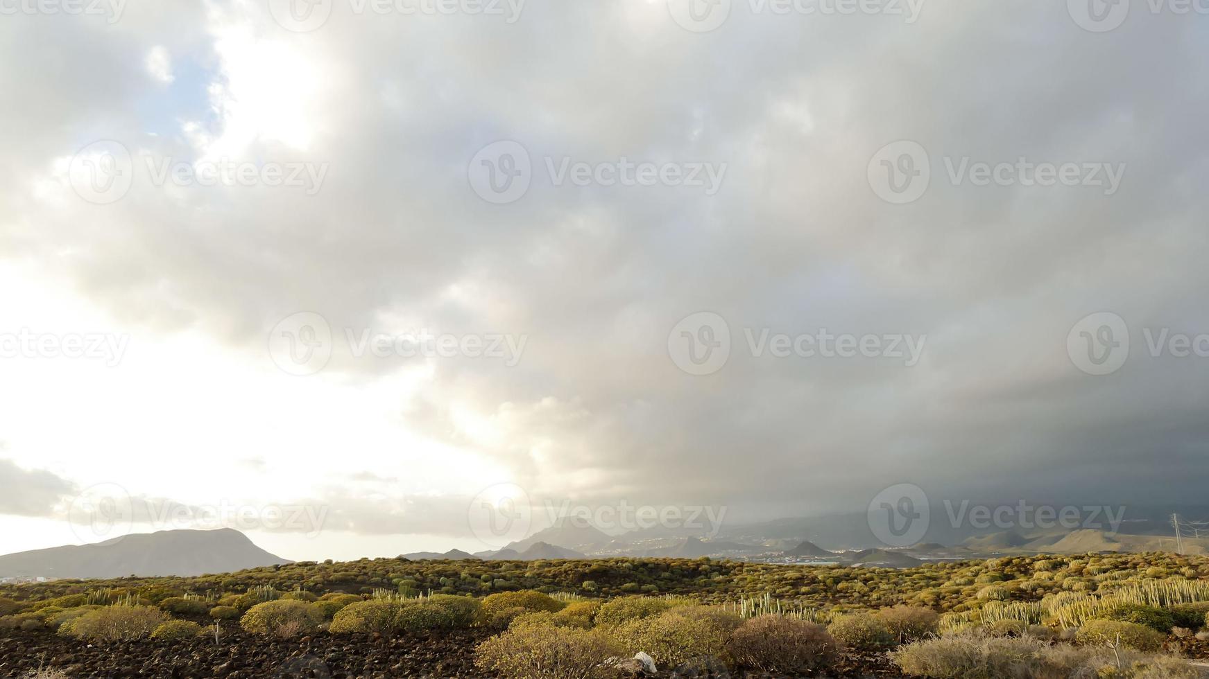 beau ciel nuageux photo