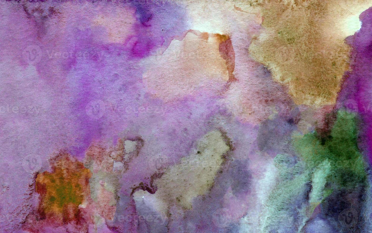 violet vert aquarelle Contexte texture photo