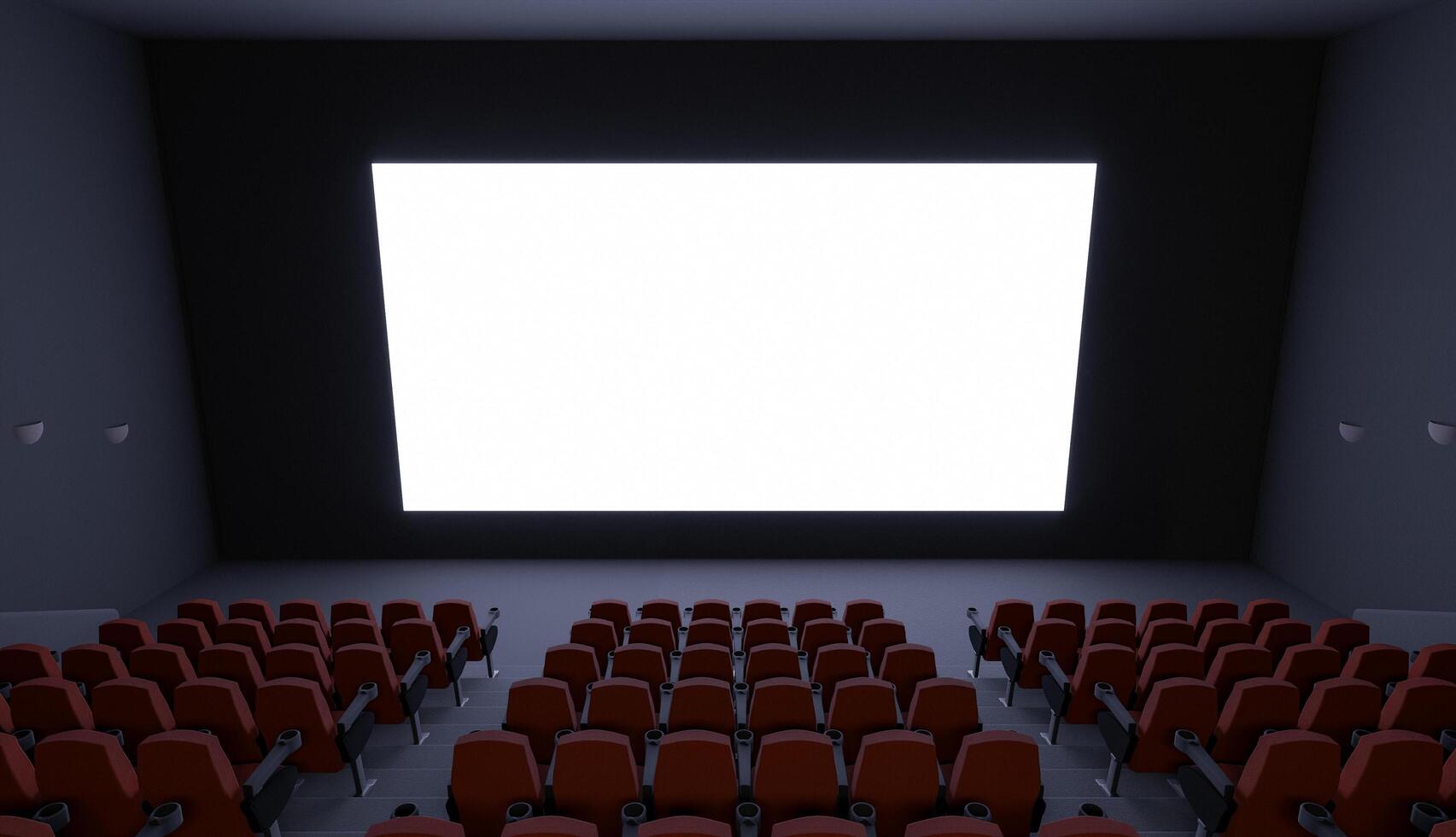 cinéma avec un écran vide photo