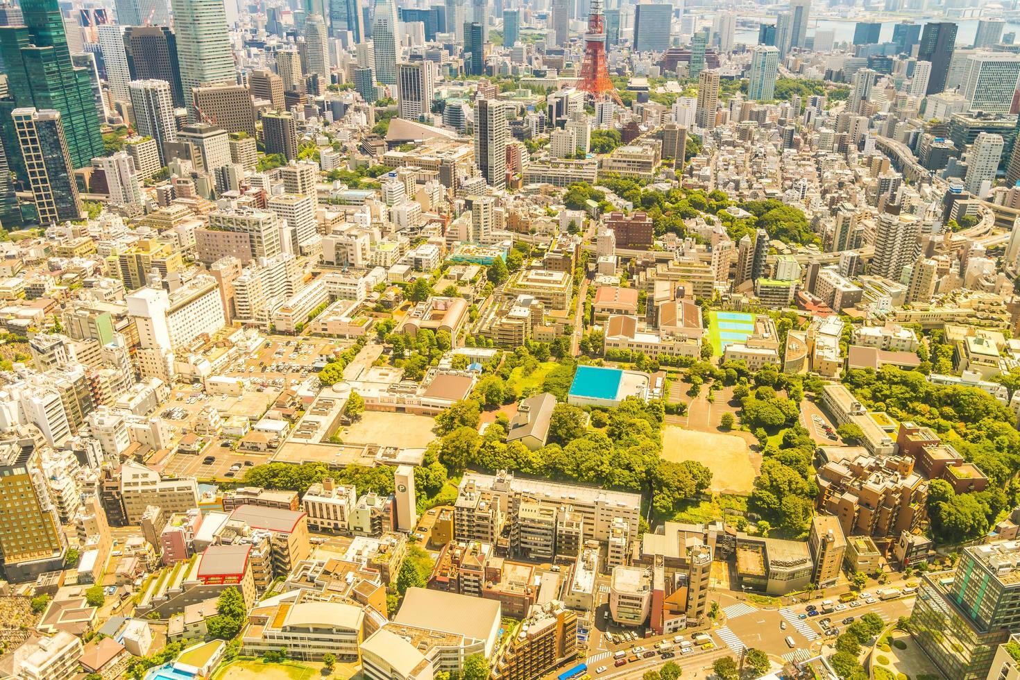 cityscpe de tokyo, japon photo