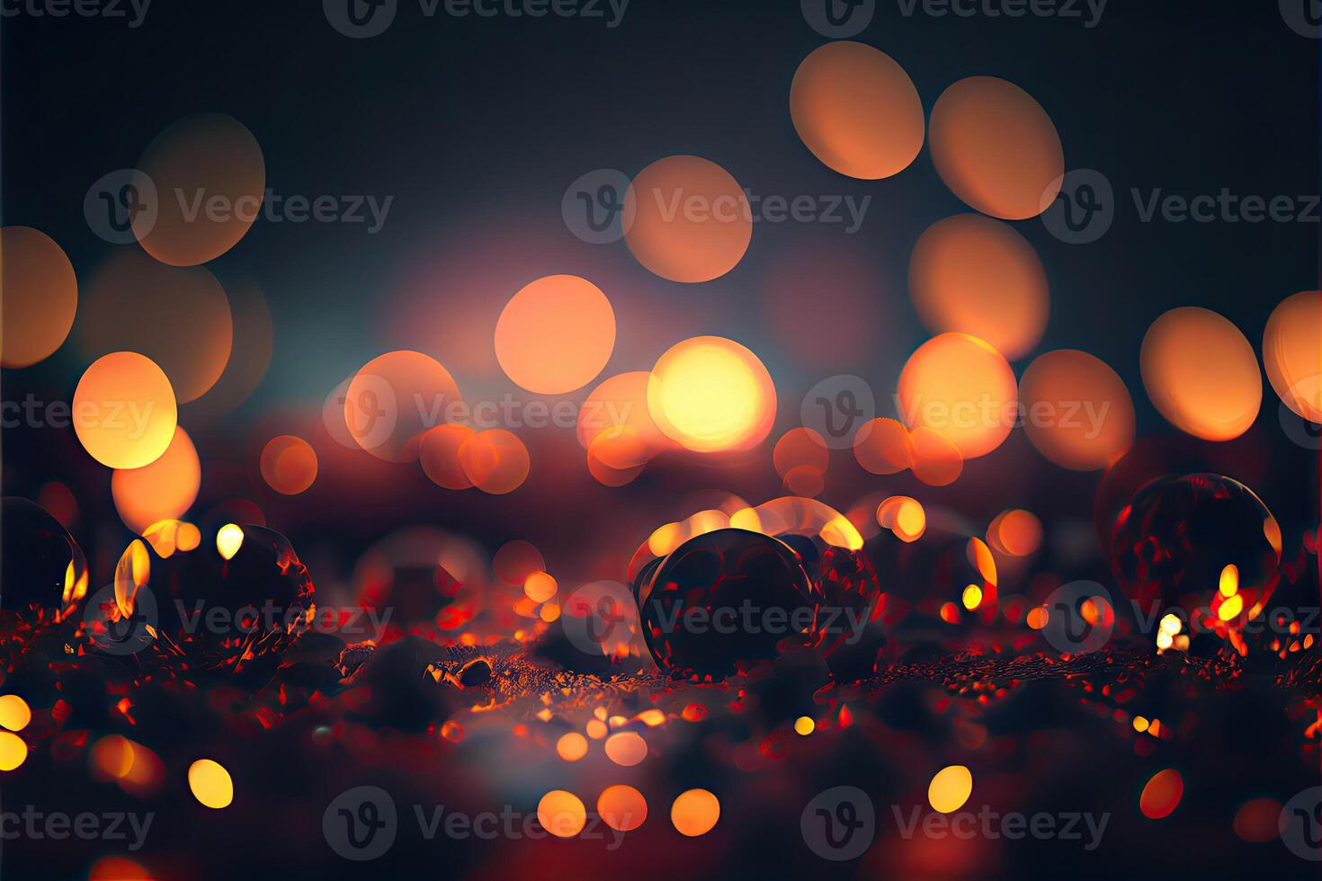 Contexte bokeh lumière fond d'écran généré ai photo