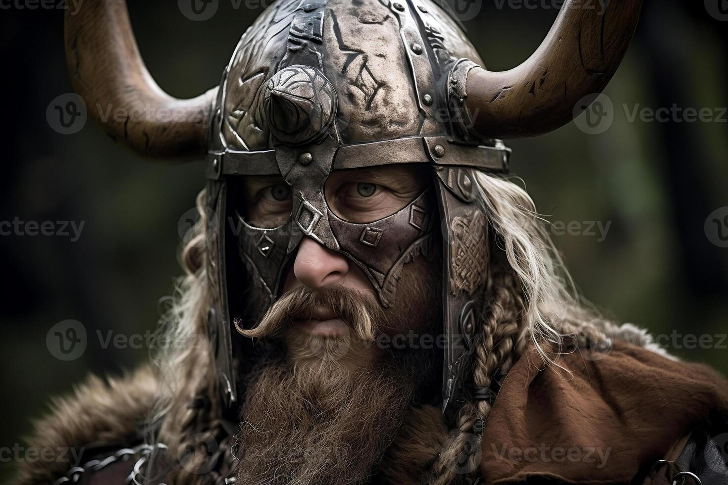 vikings sont scandinave guerriers. ai généré photo