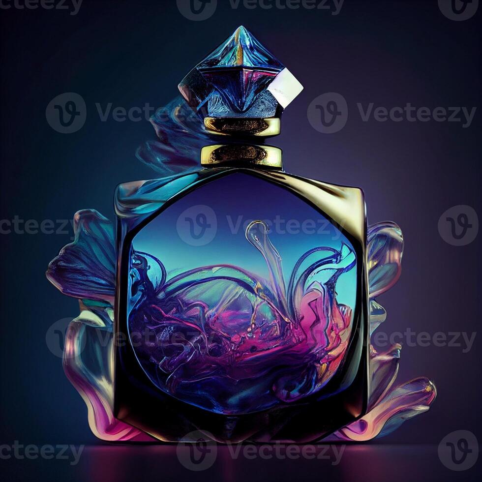 magique abstrait fantaisie parfum fragrance. génératif ai photo