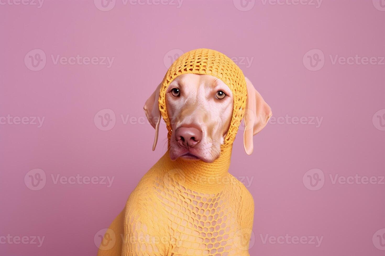 ai généré chien dans futuriste style photo