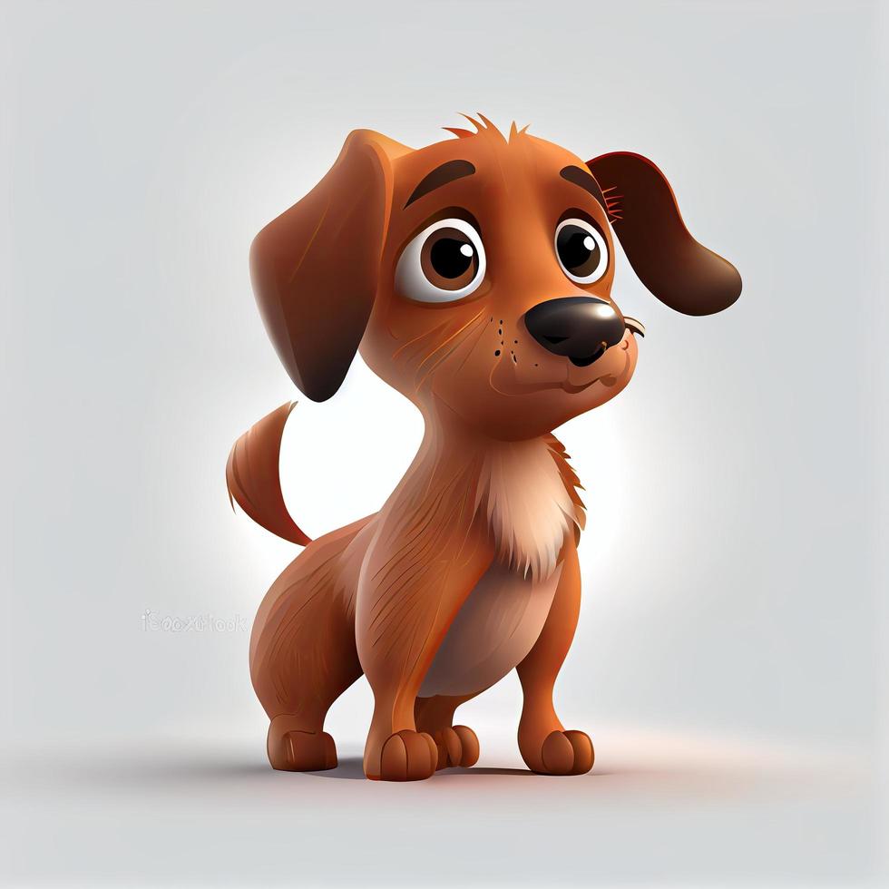 mignonne chien animal personnage exemple avatar mascotte portrait photo
