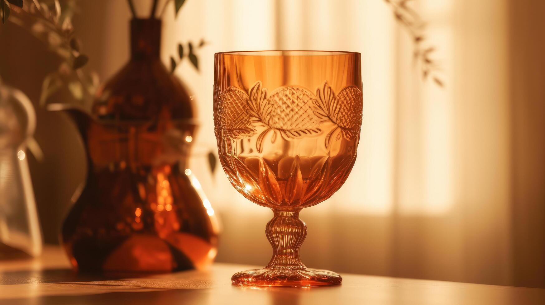 bohémien verre. illustration ai génératif photo