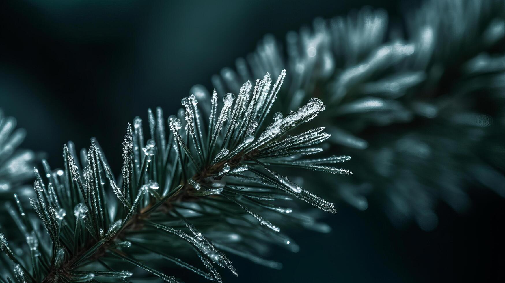 sapin branche. illustration ai génératif photo