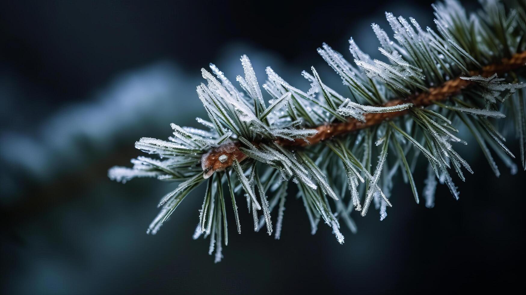 sapin branche. illustration ai génératif photo