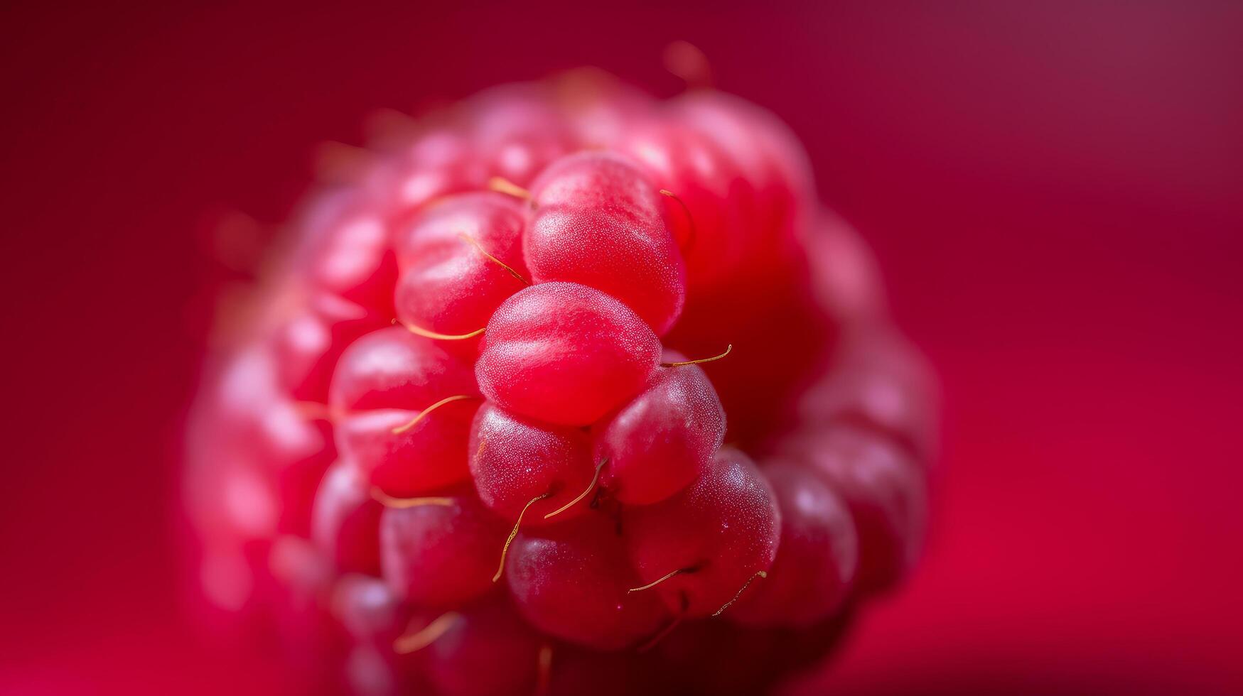 framboise macro Contexte. illustration ai génératif photo