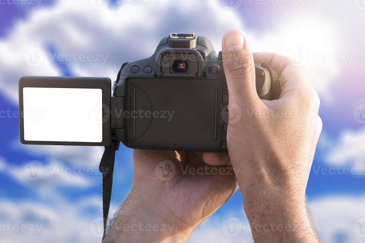 Vide écran sur caméra photo