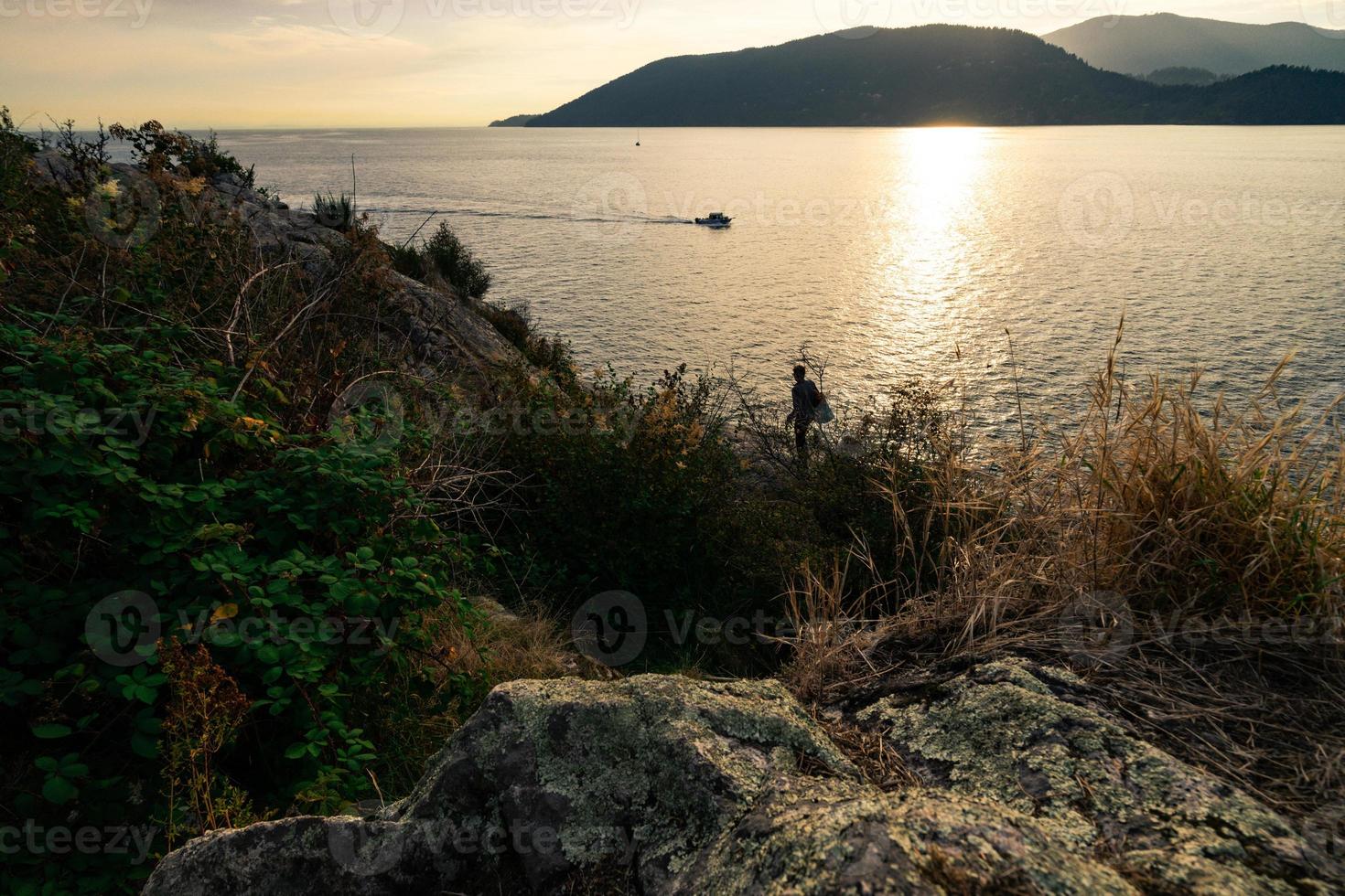 pourquoitecliff parc dans Ouest Vancouver avec étourdissant panorama vues photo