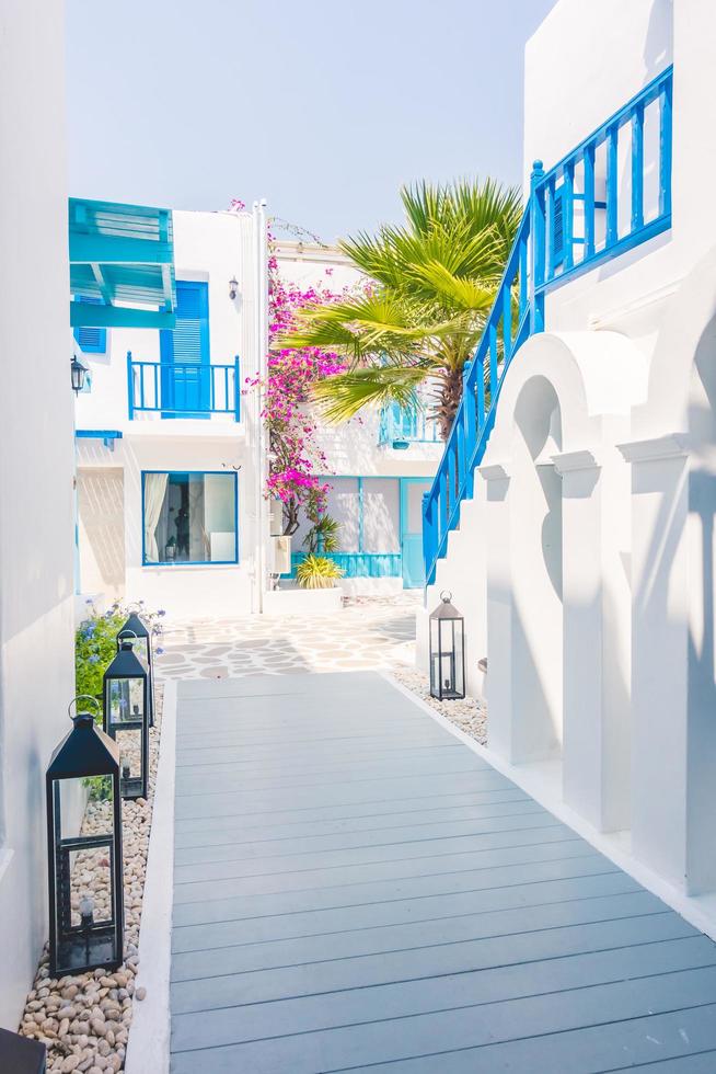 Maisons à Santorin, Grèce photo