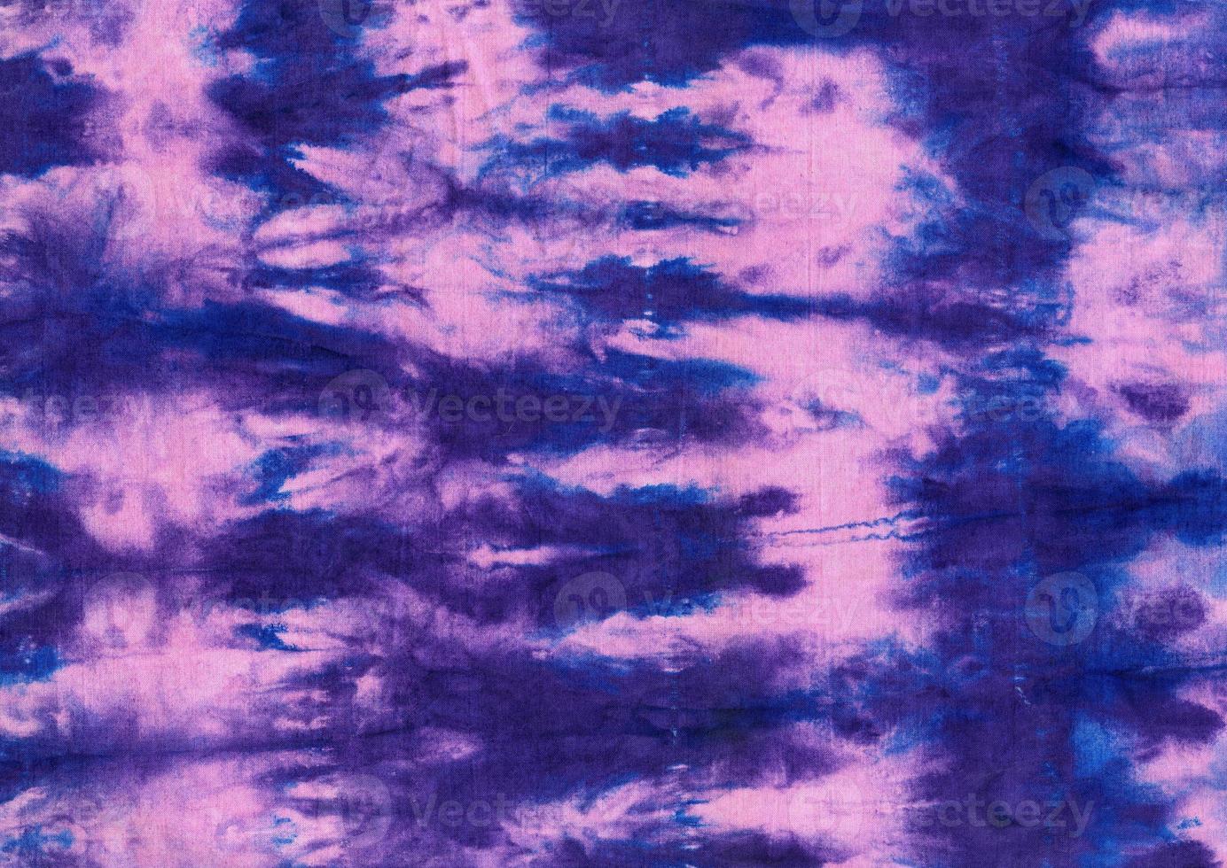 attacher colorant. en tissu hippie conception. batik.textile shiboritie colorant. en tissu hippie conception. indigo imprimer. coton en tissu abstrait texture psychédélique Contexte. photo