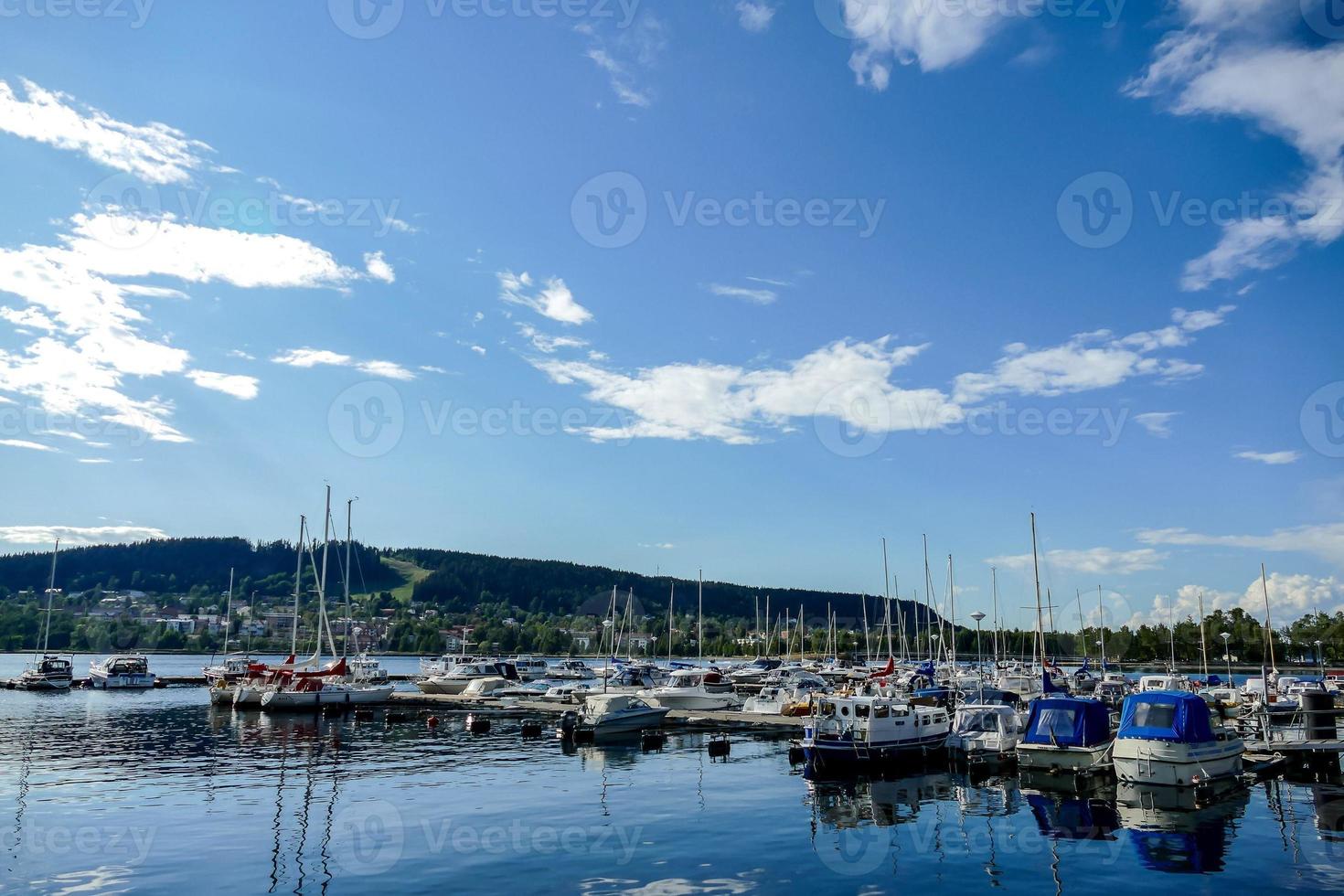 une vue de le port photo