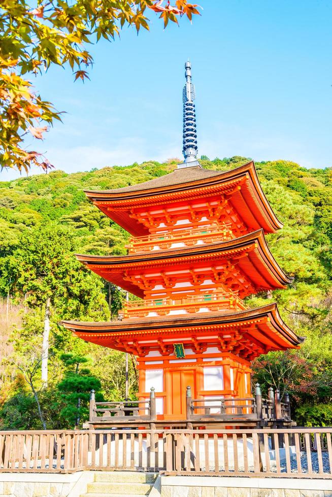 Temple Kiyomizu Dera à Kyoto, Japon photo