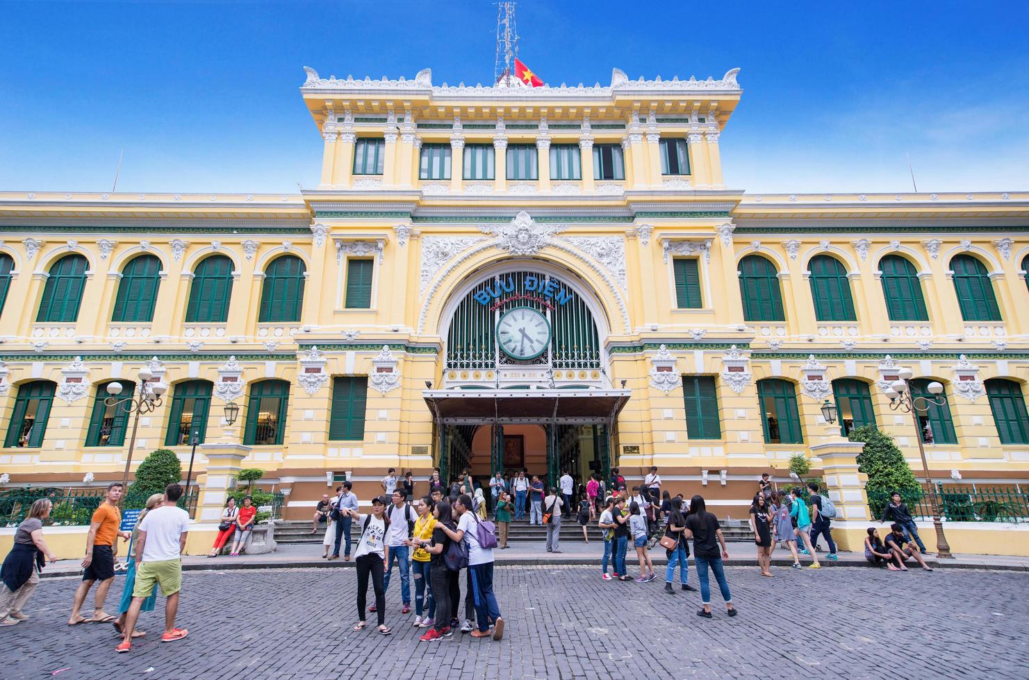 ho chi minh ville, vietnam - déc 11, 2016-intérieur de saigon centre Publier Bureau lequel avoir plus de 130 ans histoire sur décembre 11, 2016. ho chi minh est le le plus gros ville dans du sud de vietnam photo