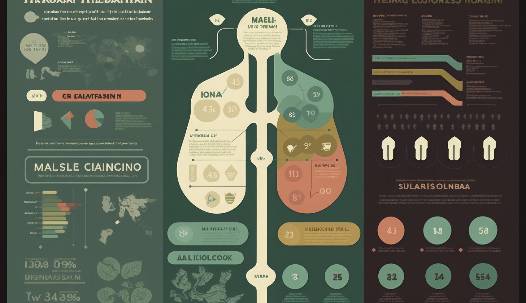 médical informatique et santé se soucier analytique - conceptuel illustration, produire ai photo