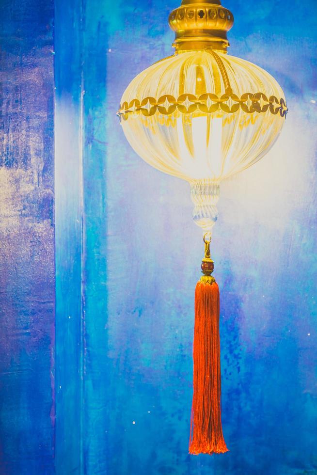 décoration de lanterne de style marocain photo