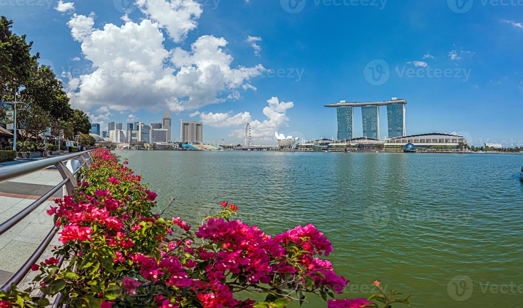 vue plus de Marina baie dans Singapour à jour photo