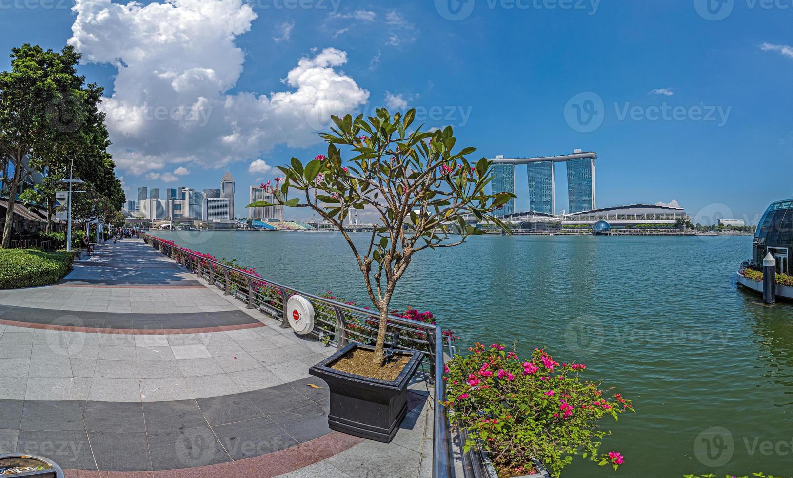 vue plus de Marina baie dans Singapour à jour photo
