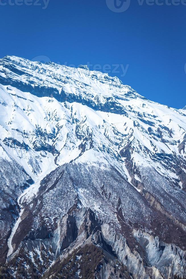 nuances de bleu tout plus de blanc himalaya photo