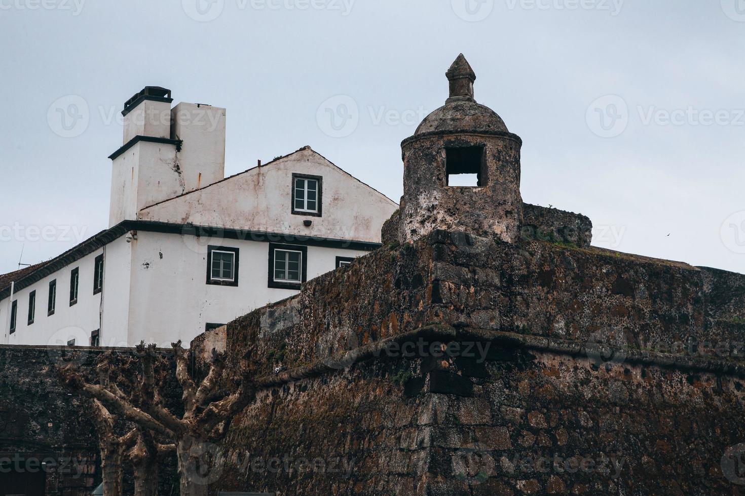 vues de le forte de sao bras dans Ponta Delgada dans sao miguel, Açores photo