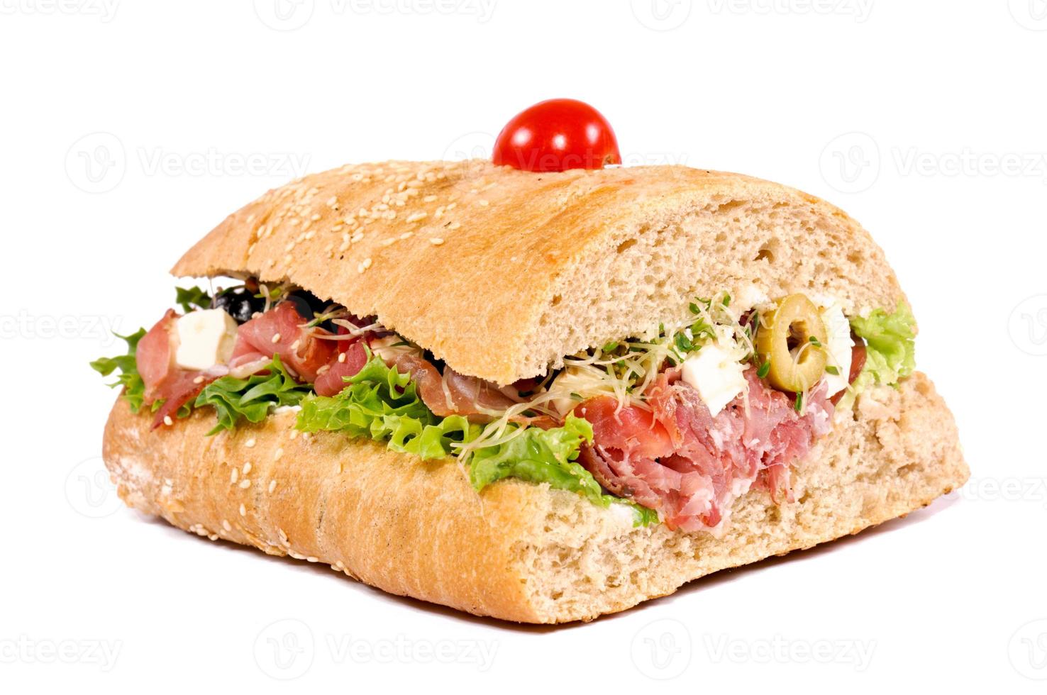 gros savoureux sandwich photo