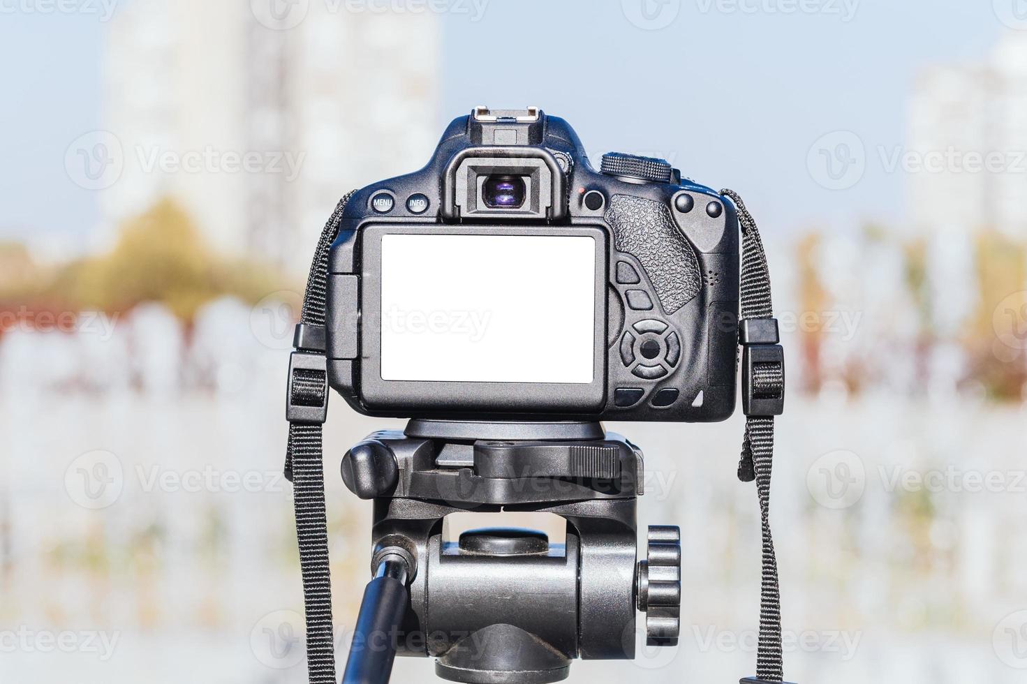 Vide écran sur caméra photo