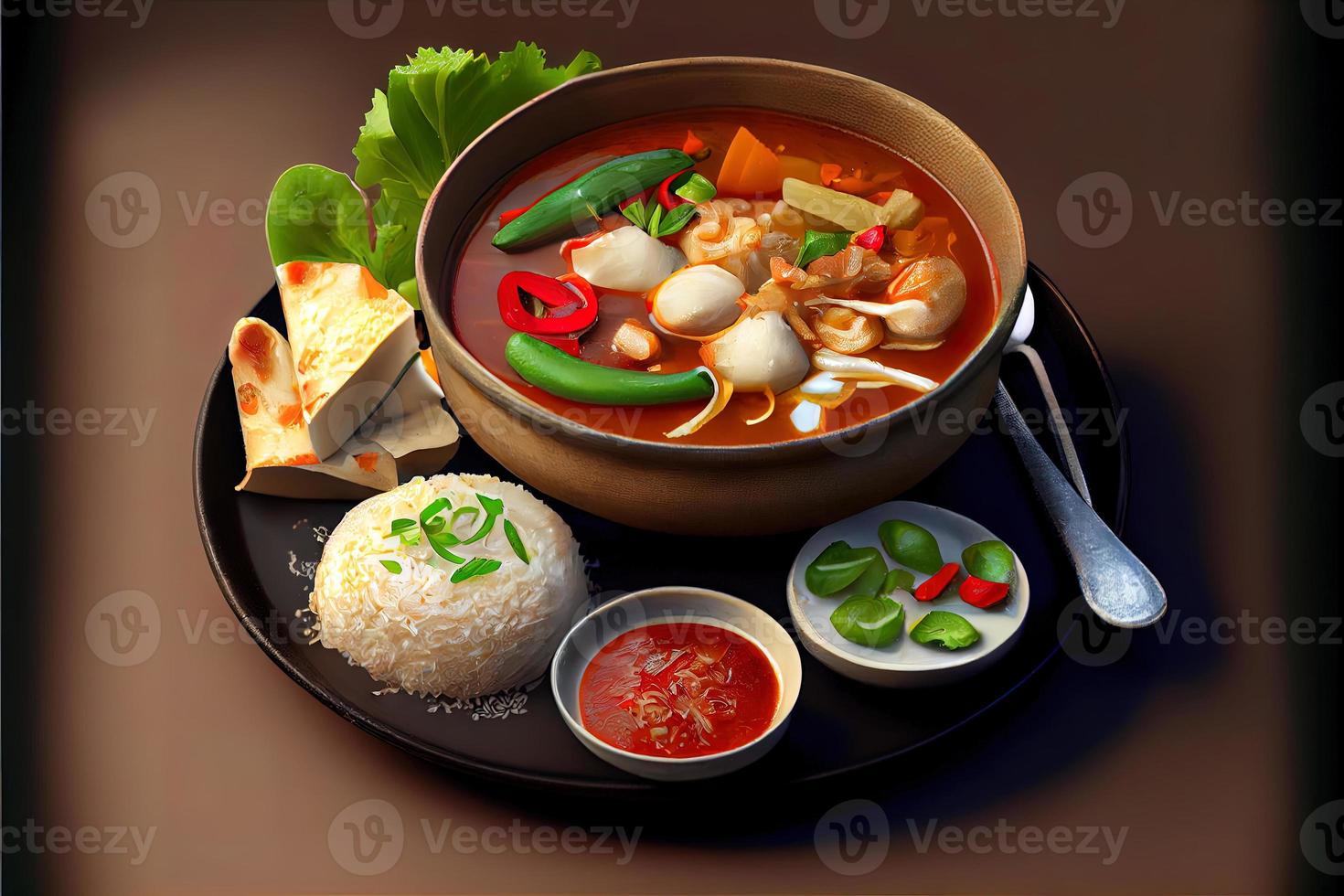 thaïlandais Kaeng som nourriture photo