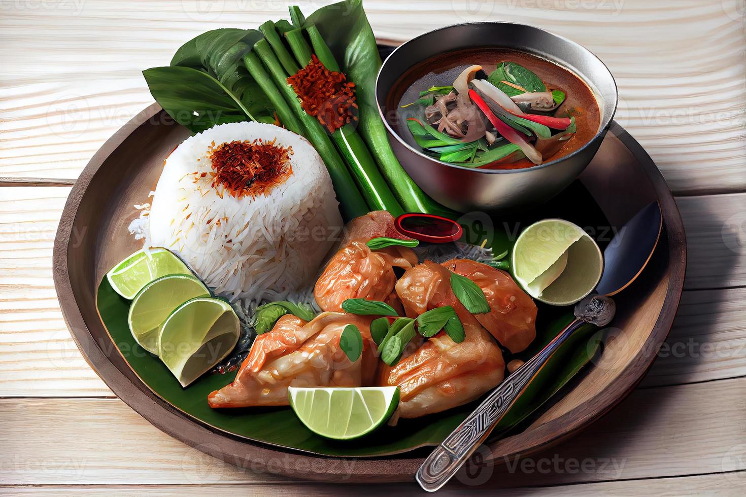 thaïlandais gai Yang nourriture photo